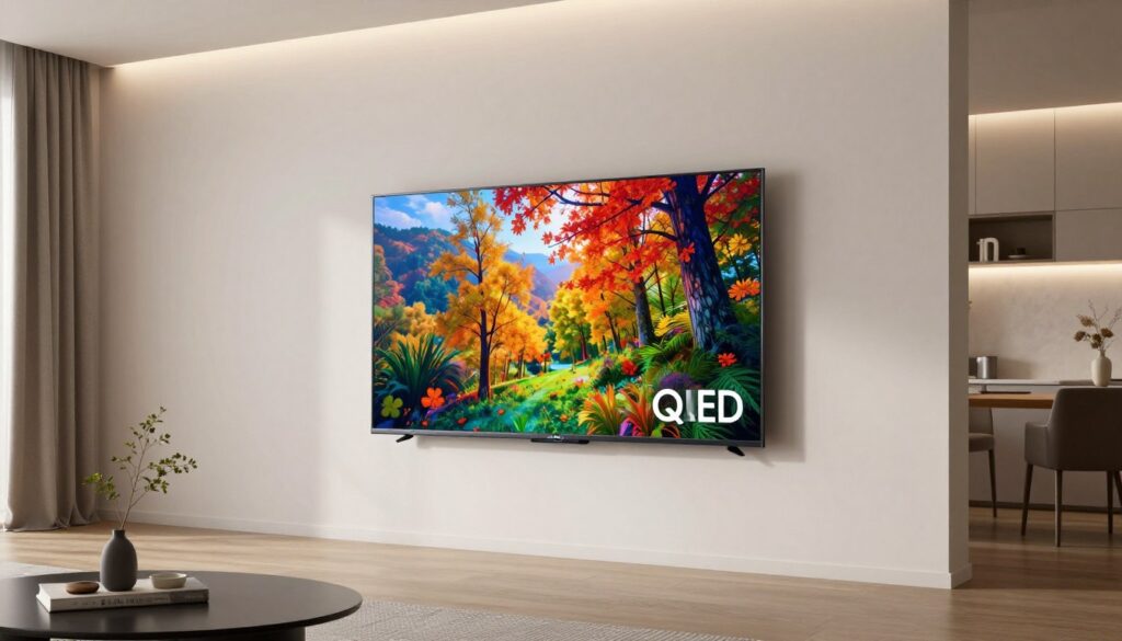 Samsung QLED 43Q60C televizor modern pentru apartament cu design AirSlim