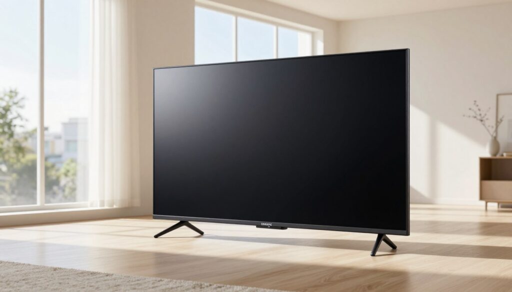 Samsung S95F OLED cu ecran anti-reflexie într-o cameră foarte luminoasă Samsung S95F OLED cu ecran anti-reflexie într-o cameră foarte luminoasă