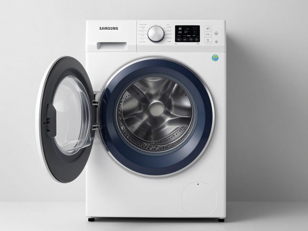 Samsung WD12B504GAW large capacity washer dryer with AI Control and Bubble technology Samsung WD12B504GAW large capacity washer dryer with AI Control and Bubble technology