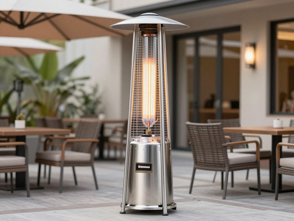 Samus ITGS încălzitor pe gaz pentru terasă cu distribuție 360 grade