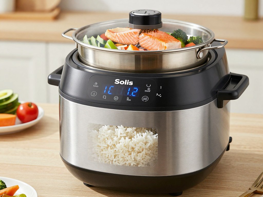 Solis Rice Cooker DUO aparat multifunctional orez si aburi display digital