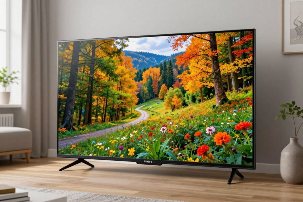 Sony KDL-43WF665 televizor Full HD afișând imagine de înaltă calitate