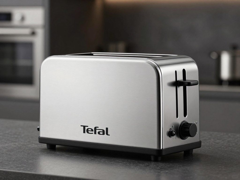 Tefal TT420D30 prajitor de paine premium din inox cu design elegant și finisaje de calitate