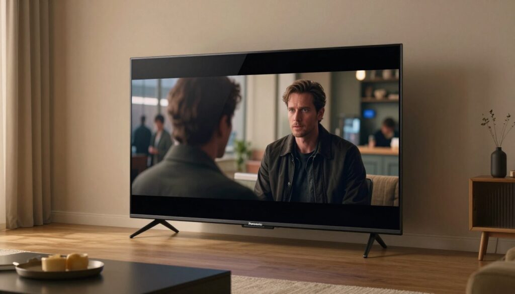 Televizor Panasonic OLED TX-55MZ800E în living modern de apartament