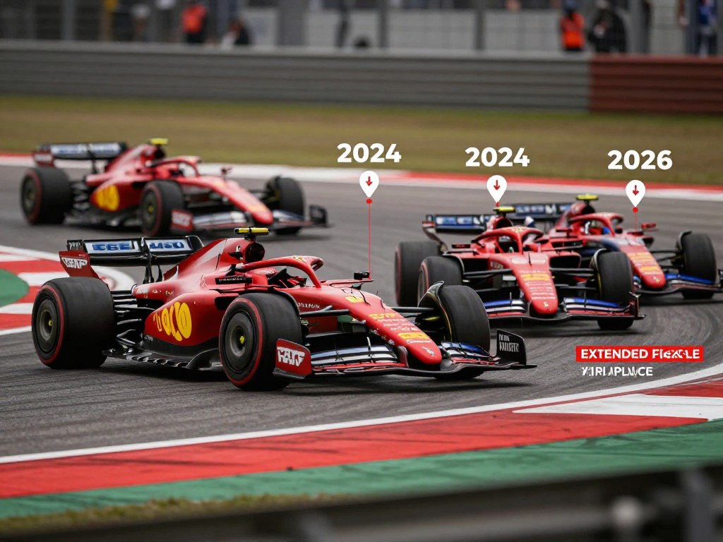 Timeline Ferrari SF-24 2024-2026