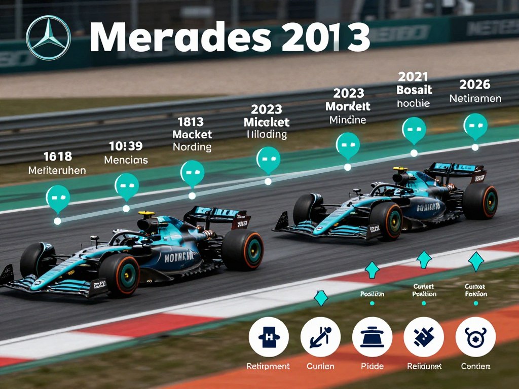 Timeline Mercedes W14 2023-2026
