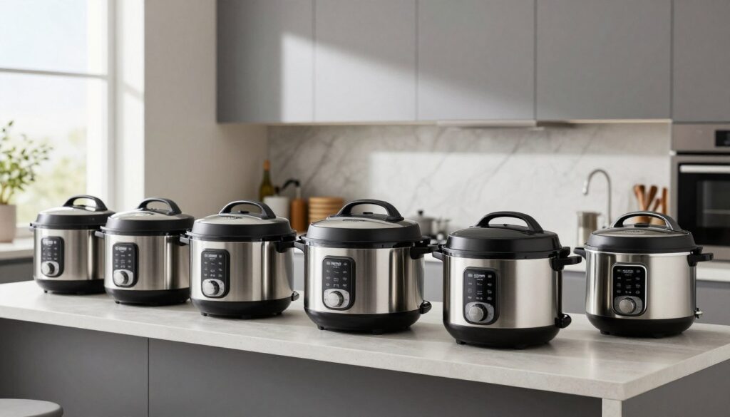 Top 7 Multicooker România 2026 - aparate moderne de gătit în bucătărie contemporană