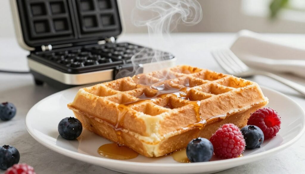 Vafe gata preparate cu aparatul Breville VST072X-01