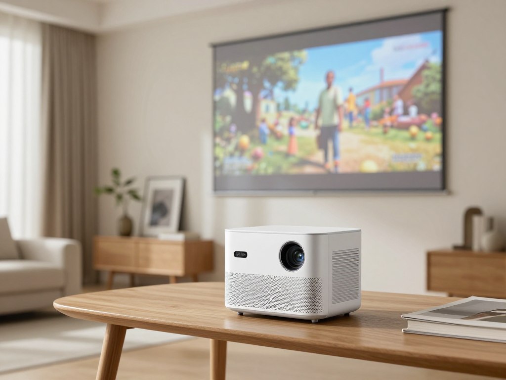 Xiaomi Mi Smart Projector 2 Pro design compact elegant
