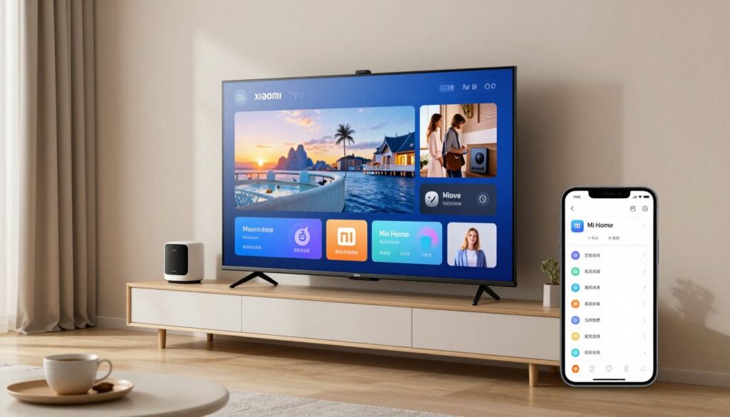 Xiaomi TV în smart home modern