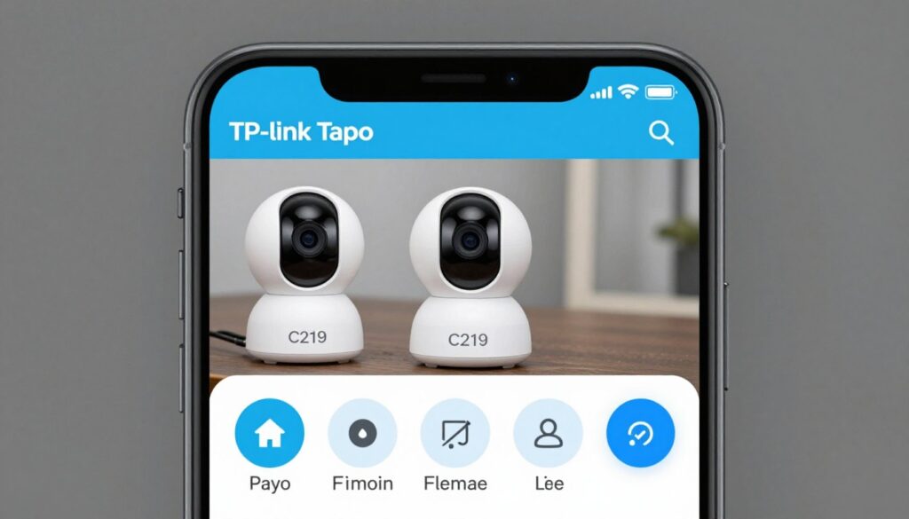 aplicatie Tapo pentru controlul camerei C210 cu interfata simpla si intuitiva aplicatie Tapo pentru controlul camerei C210 cu interfata simpla si intuitiva