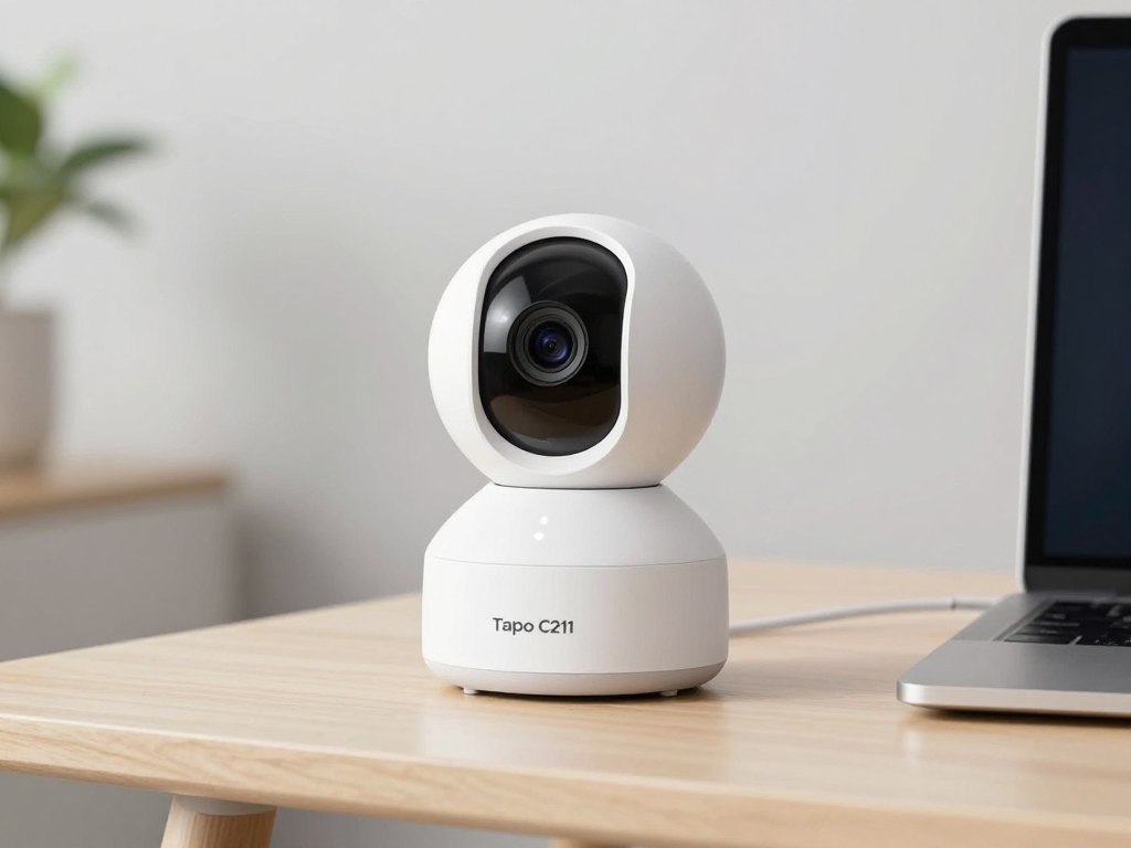 camera TP-Link Tapo C210 compacta cu functie pan tilt pentru monitorizare interior camera TP-Link Tapo C210 compacta cu functie pan tilt pentru monitorizare interior