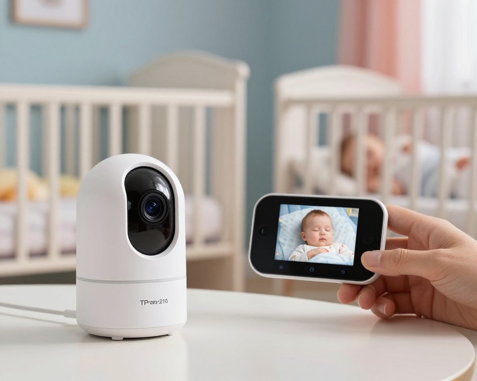 camera Tapo C210 in camera de copil cu functie de detectare plans bebelus camera Tapo C210 in camera de copil cu functie de detectare plans bebelus