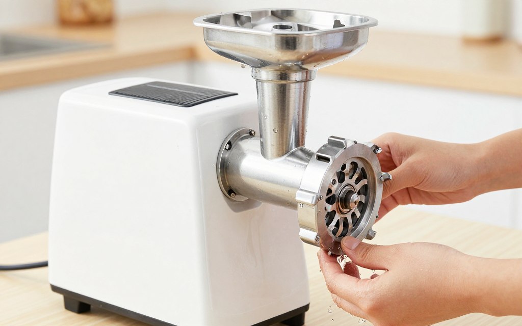 întreținere și curățare mașină de tocat electrică