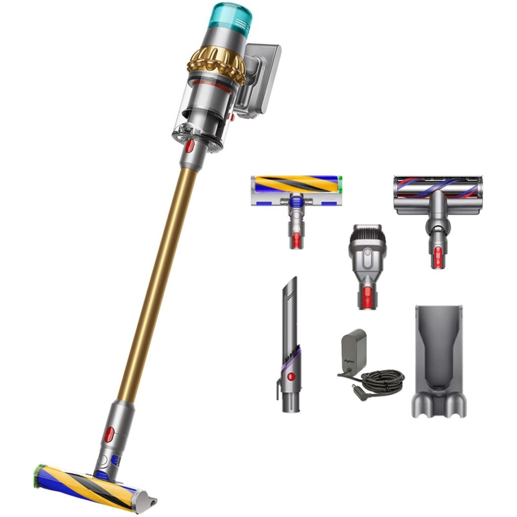 Aspirator vertical Dyson V15 Detect Absolute pentru apartamente Aspirator vertical Dyson V15 Detect Absolute pentru apartamente