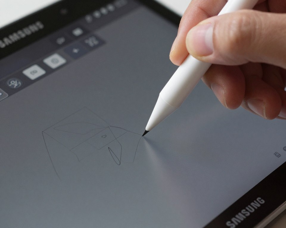 s pen stylus functionalitate pe samsung display