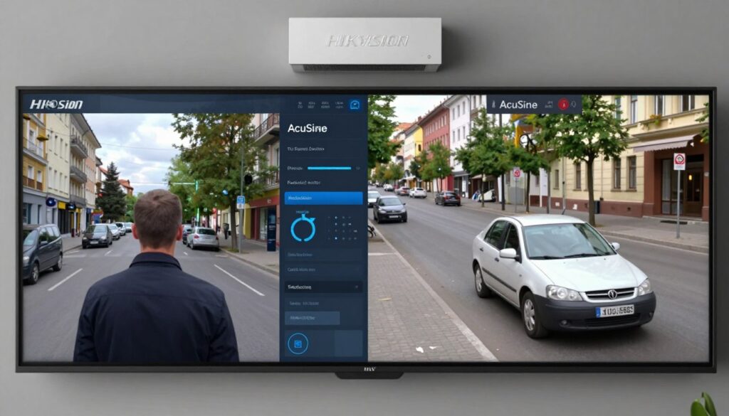 tehnologie AcuSense Hikvision detectand persoane si vehicule cu precizie ridicata tehnologie AcuSense Hikvision detectand persoane si vehicule cu precizie ridicata