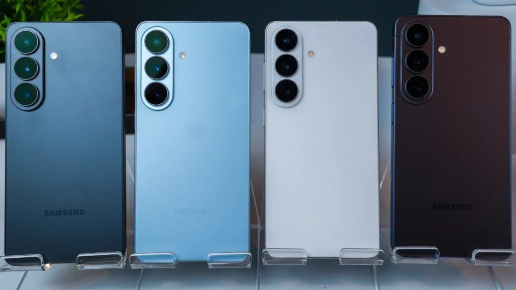 Samsung S26 variantele de culoare disponibile silver shadow pink gold cobalt violet sky blue black