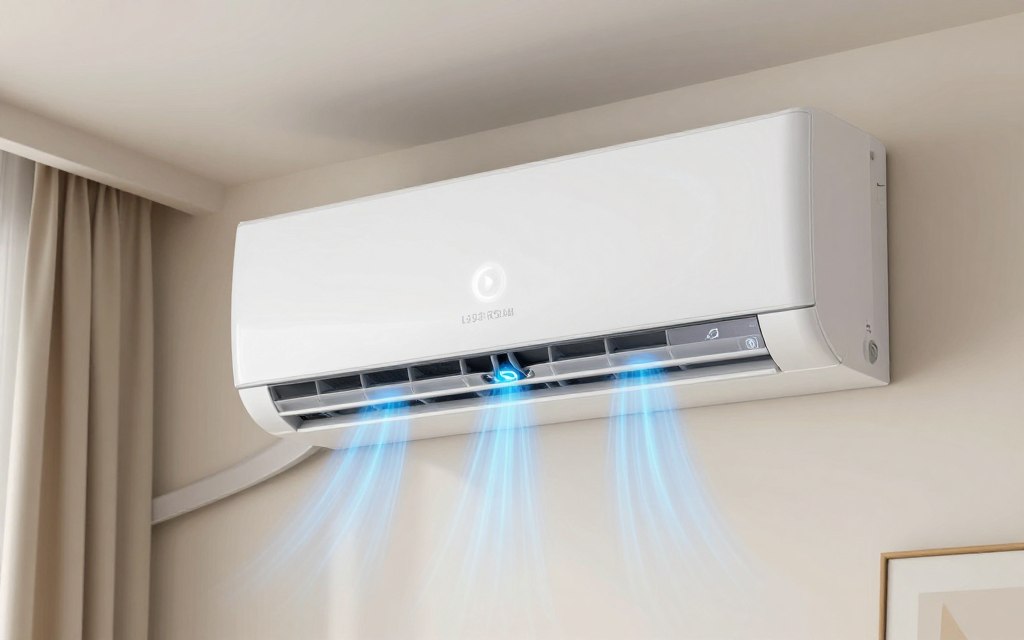 Aer condiționat AI cu senzori de prezență și ajustare direcție aer