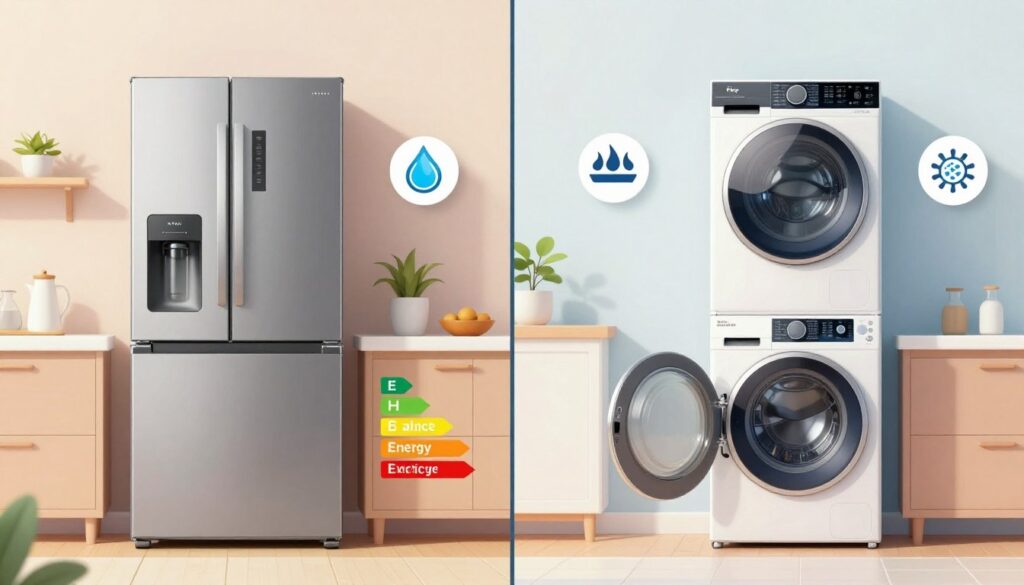 Comparație electrocasnice tradiționale versus AI cu beneficii vizibile