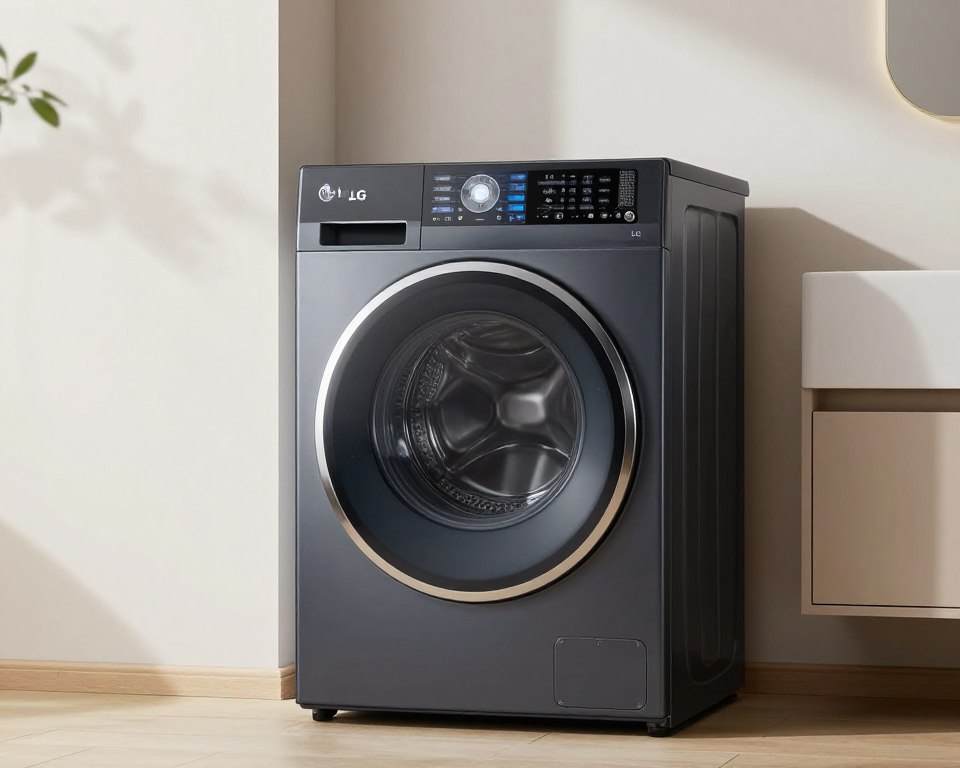 LG F4WV709P1 mașină de spălat cu tehnologie AI și motor Direct Drive
