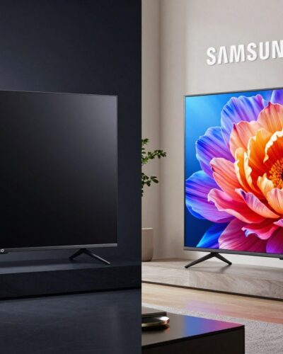 LG vs Samsung TV comparison showing OLED and QLED technology differences