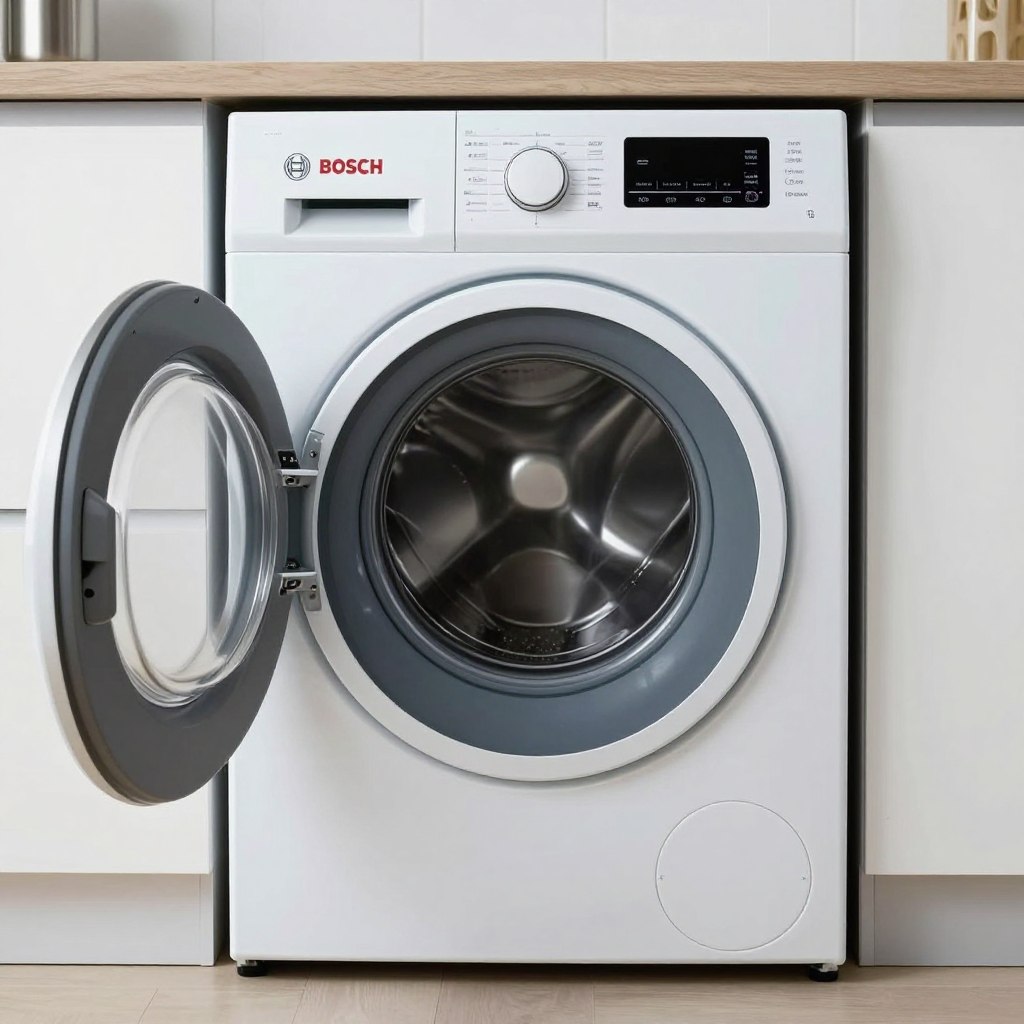 Mașină Bosch robustă funcționând fără probleme în bucătărie Mașină Bosch robustă funcționând fără probleme în bucătărie