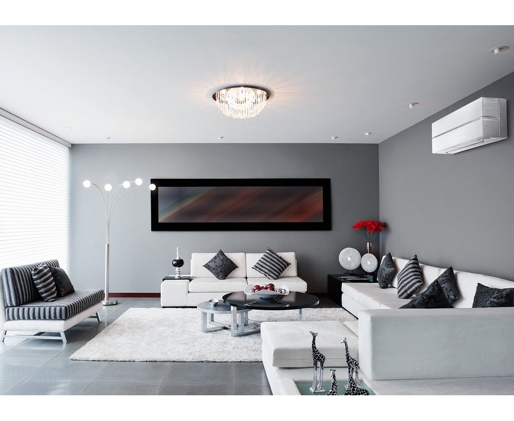 Aer conditionat modern instalat in apartament romanesc