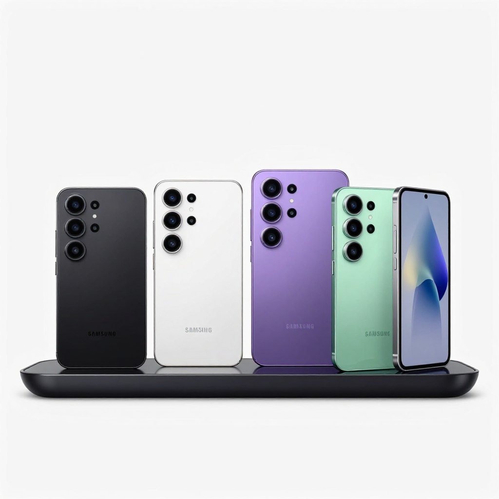 Samsung Galaxy S26 color options available in Romanian market showing all variants Samsung Galaxy S26 color options available in Romanian market showing all variants