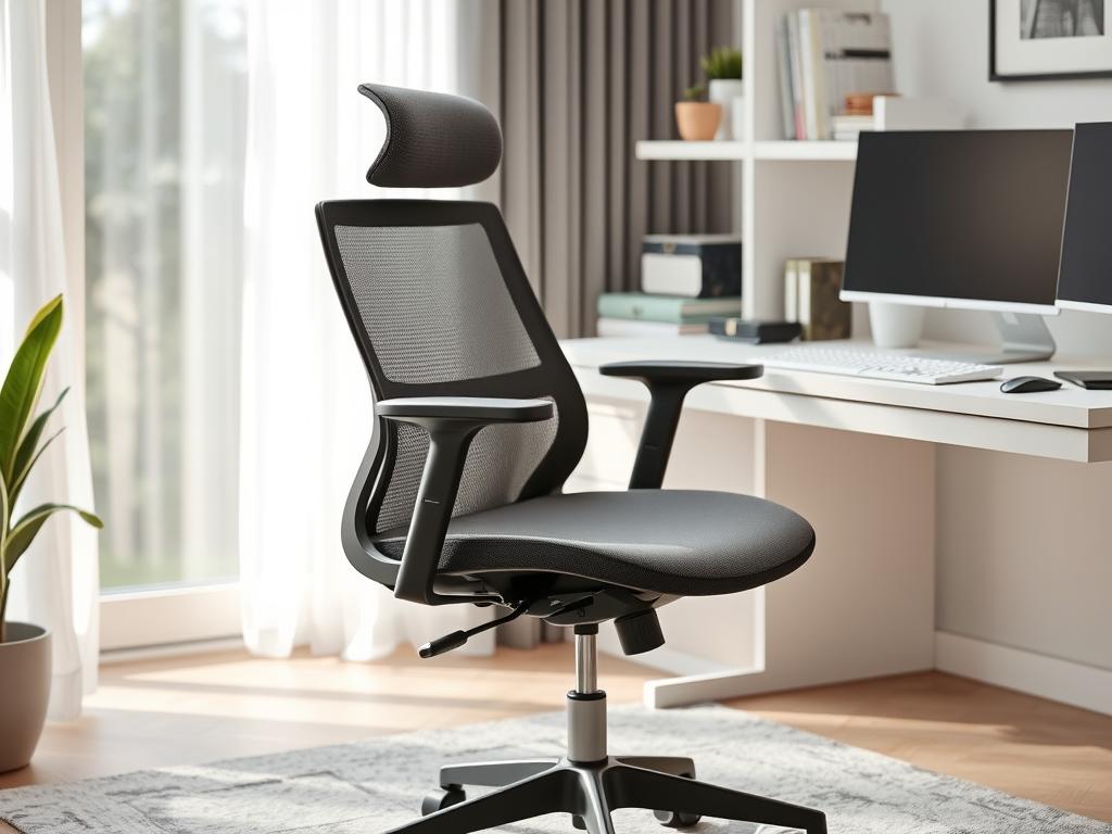Scaun ergonomic pentru lucrat de acasă în birou home office Scaun ergonomic pentru lucrat de acasă în birou home office