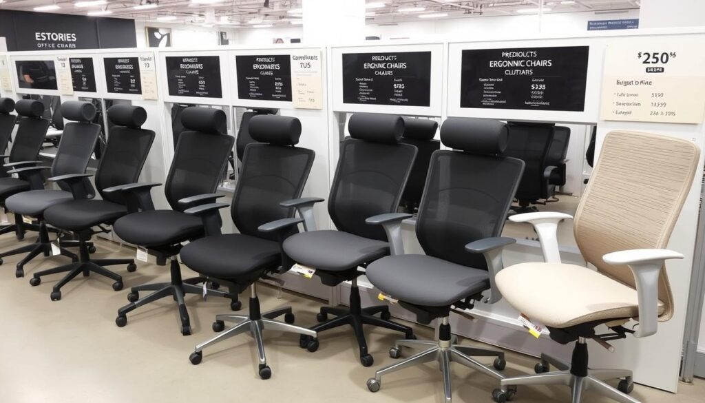 Scaune ergonomice organizate pe categorii de preț Scaune ergonomice organizate pe categorii de preț