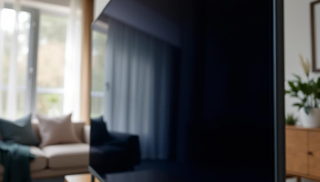 ecran OLED modern cu suprafață delicată necesitând curățare atentă