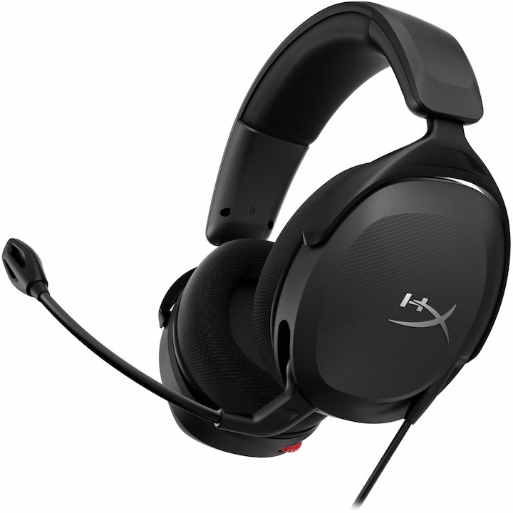 Căști gaming HyperX Cloud Stinger 2 design ergonomic negru și roșu Căști gaming HyperX Cloud Stinger 2 design ergonomic negru și roșu
