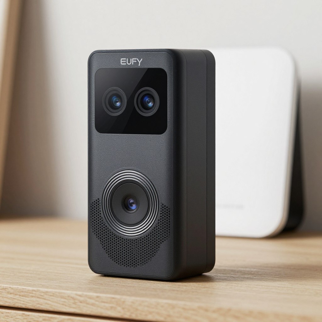 Eufy Video Doorbell E340 cu dublă cameră și stocare locală avansată Eufy Video Doorbell E340 cu dublă cameră și stocare locală avansată