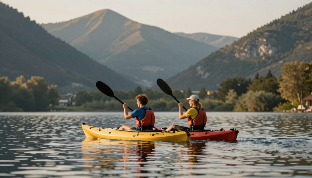 Kayak 2 persoane pe lac România Kayak 2 persoane pe lac România