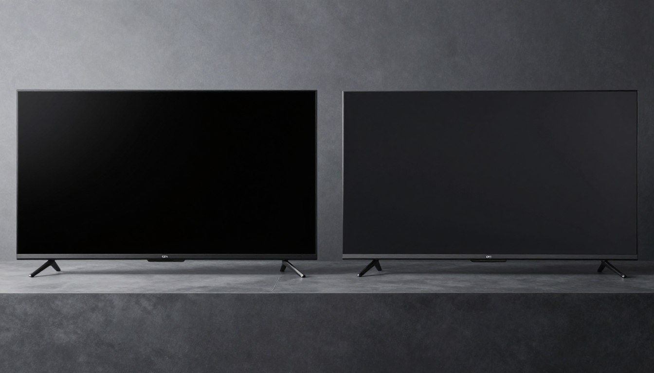 OLED perfect black levels vs QLED comparison dark scene Romania OLED perfect black levels vs QLED comparison dark scene Romania
