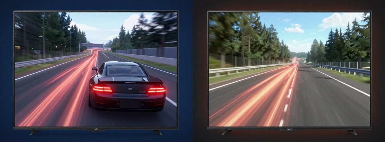 OLED response time vs QLED motion blur gaming comparison Romania OLED response time vs QLED motion blur gaming comparison Romania
