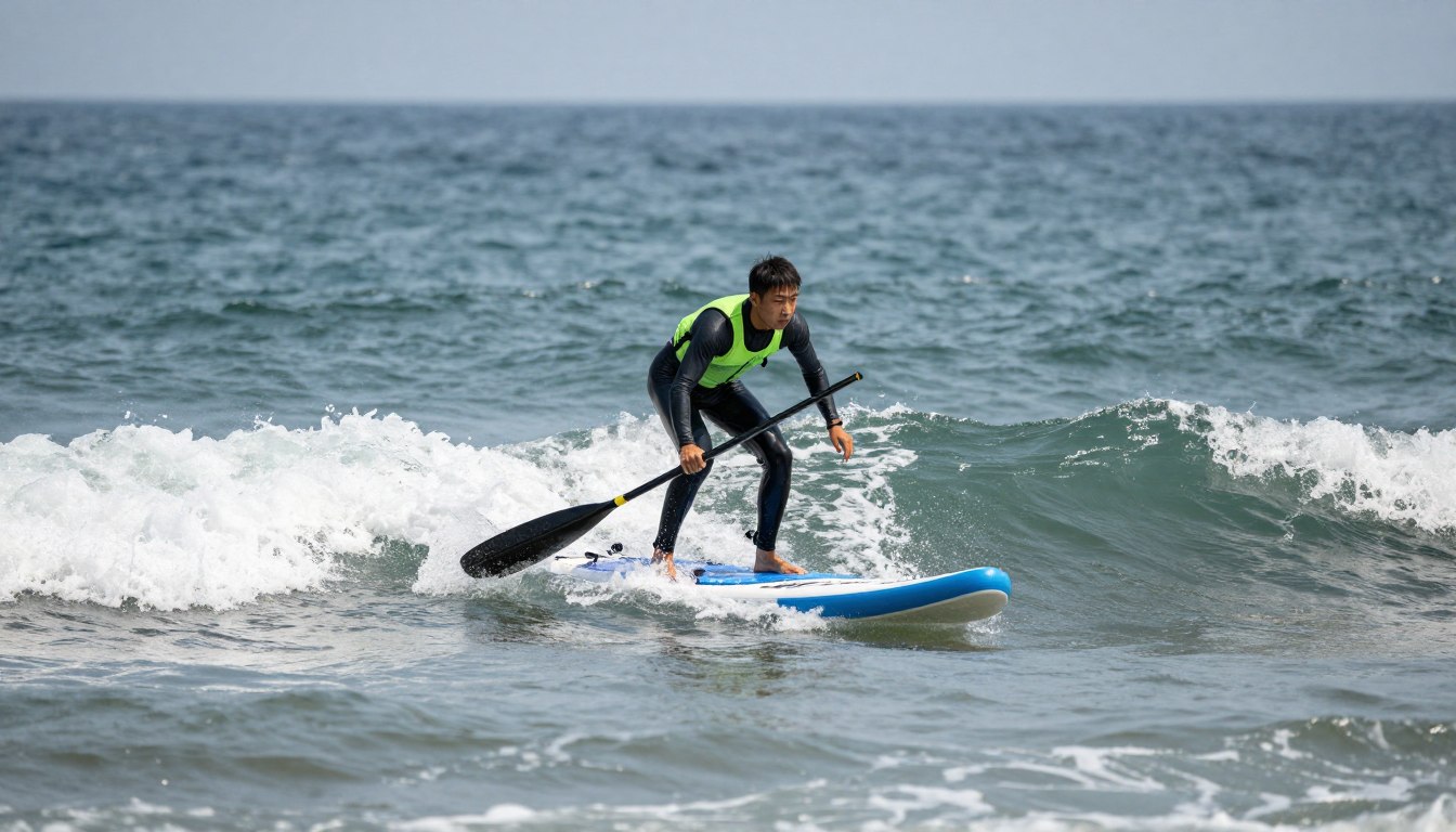 Paddleboard gonflabil conditii valuri Marea Neagra siguranta Paddleboard gonflabil conditii valuri Marea Neagra siguranta