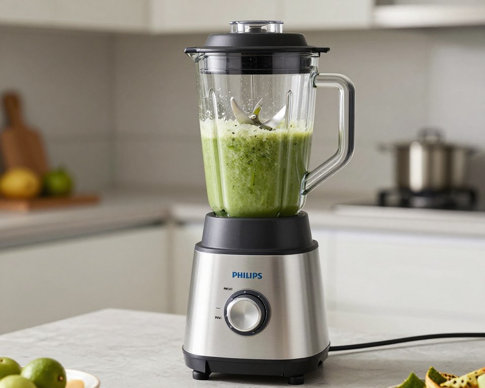 Philips HR3121 blender smoothie 700W lame ProBlend test real Philips HR3121 blender smoothie 700W lame ProBlend test real