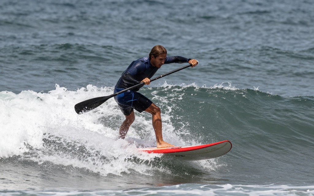 Red Paddle Co Ride pe valuri Marea Neagra test Red Paddle Co Ride pe valuri Marea Neagra test