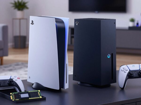 SSD extern conectat la consola PS5 și Xbox Series X pentru extindere stocare 2026