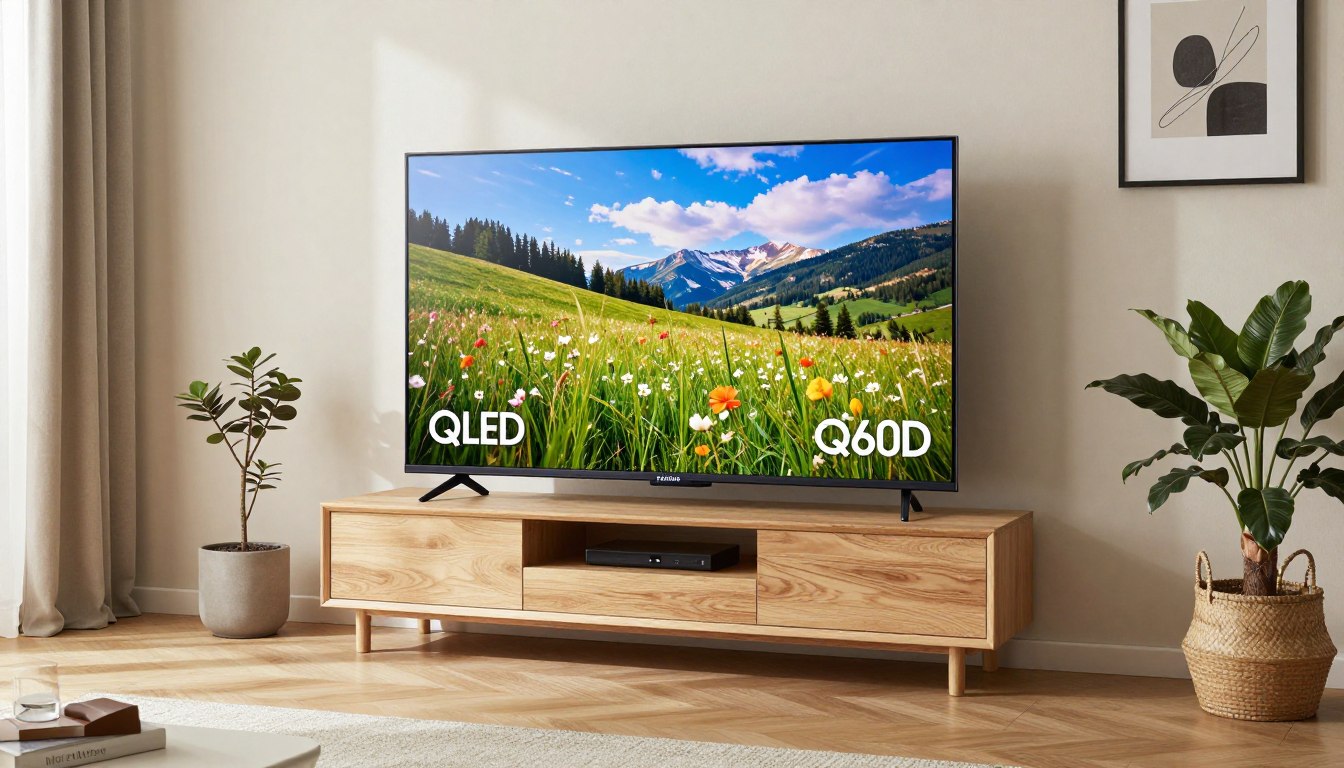 Samsung QLED Q60D budget entry QLED Romania affordable smart TV Samsung QLED Q60D budget entry QLED Romania affordable smart TV