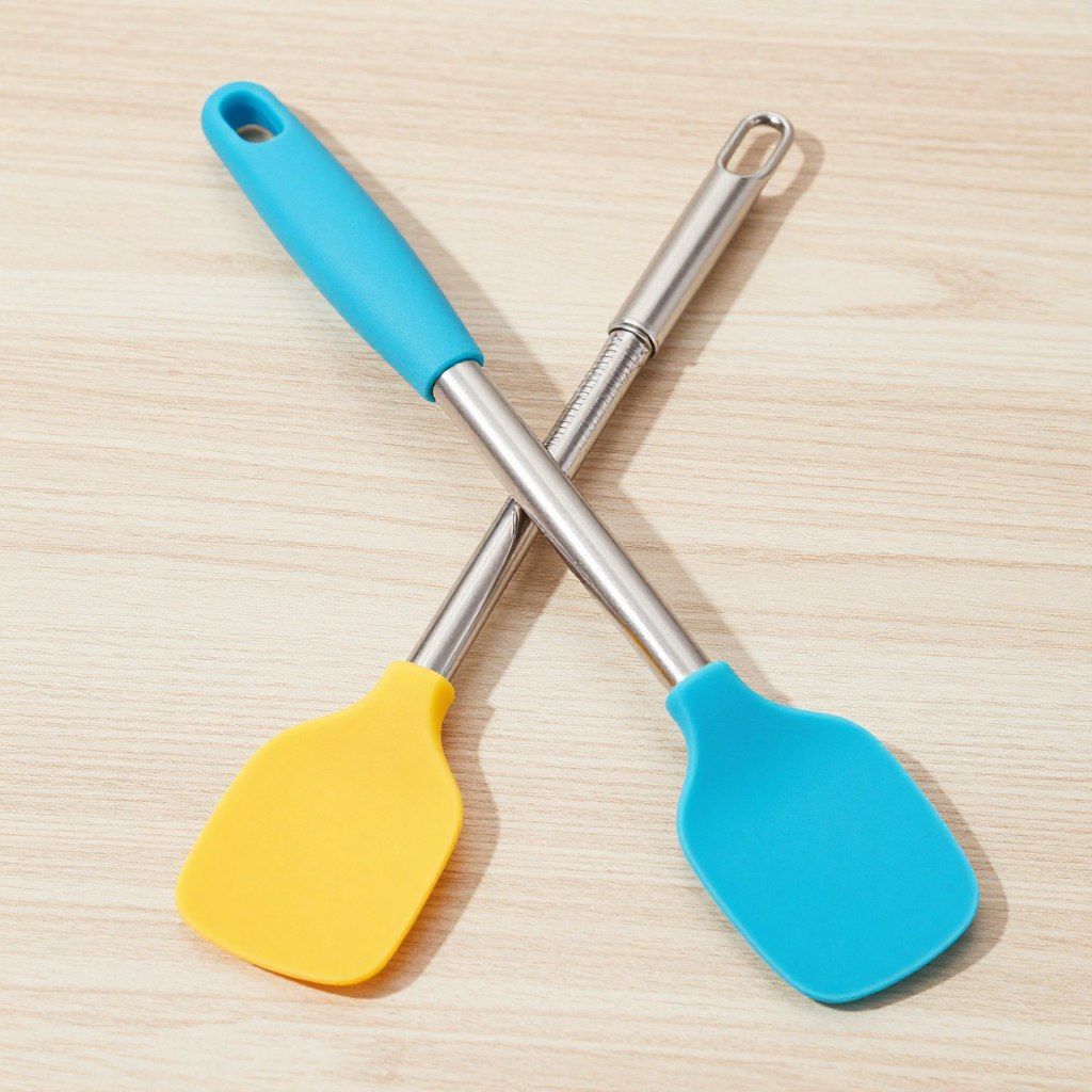 Spatula silicon flexibila curatare blender lame si perete