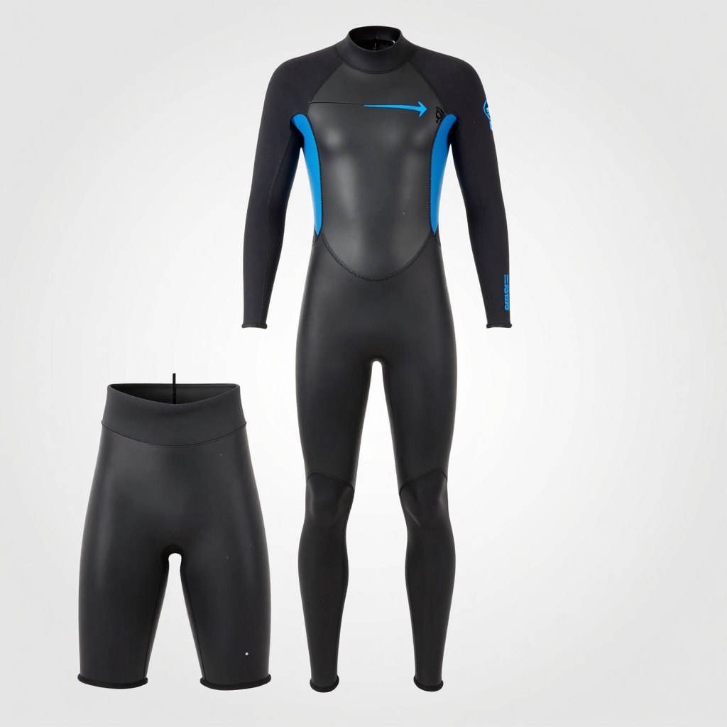 costum neopren subtire pentru snorkeling si protectie UV costum neopren subtire pentru snorkeling si protectie UV