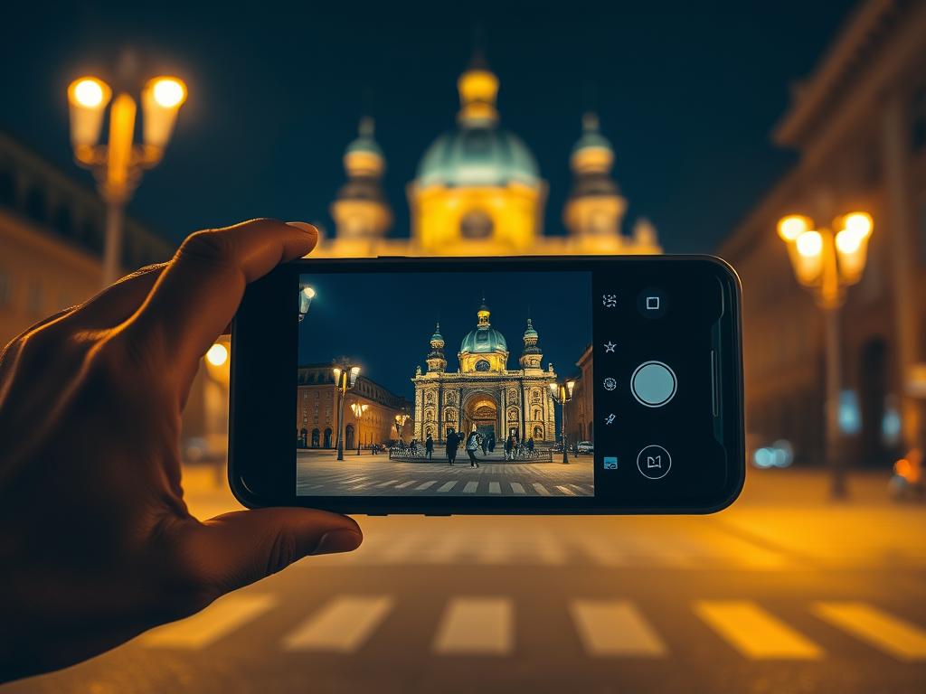 telefon cu cameră foto în lumină slabă demonstrând modul noapte telefon cu cameră foto în lumină slabă demonstrând modul noapte