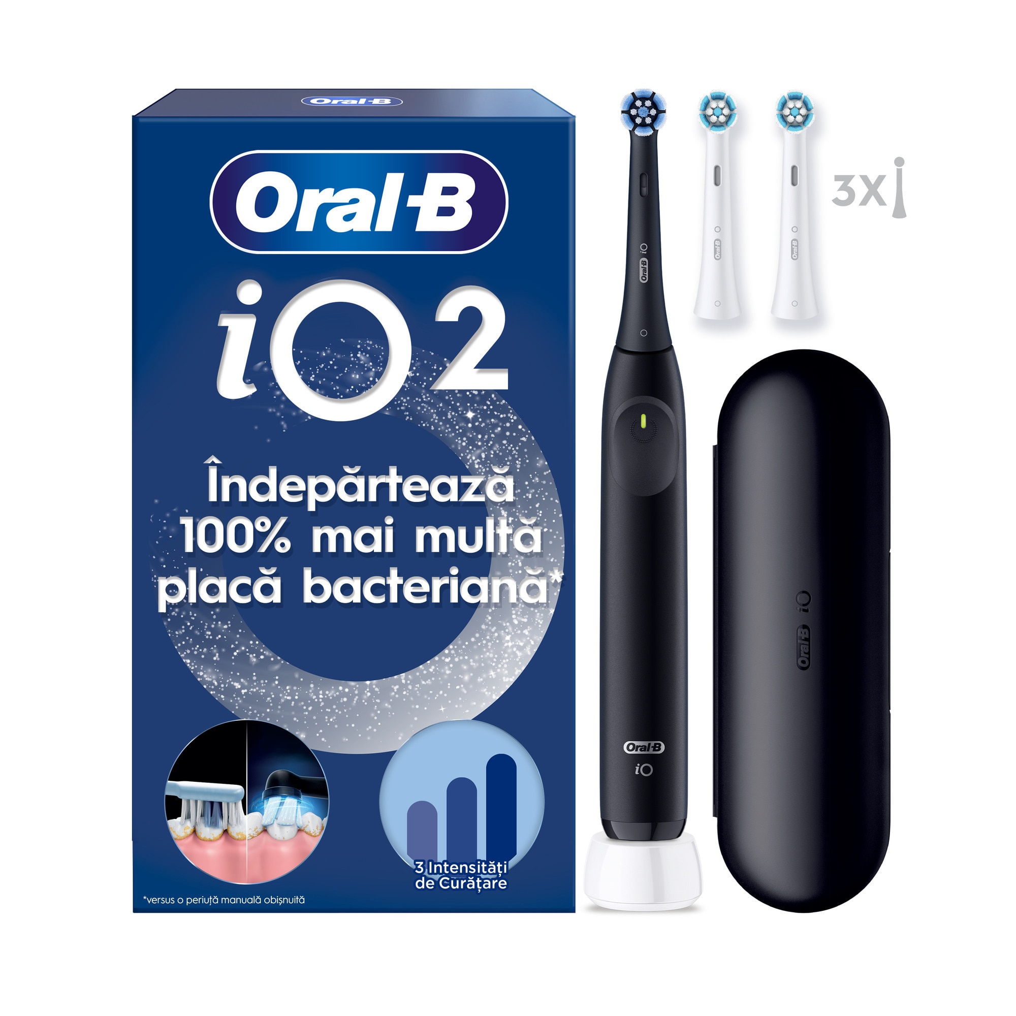 Periuță electrică Oral-B cu cap rotund